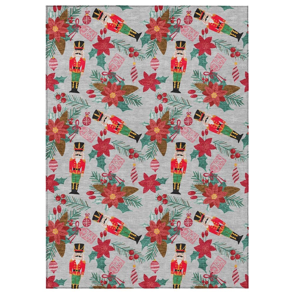 Dalyn Rug Company Wonderland WN30 3" x 5" Silver Indoor/Outdoor Area Rug, , large