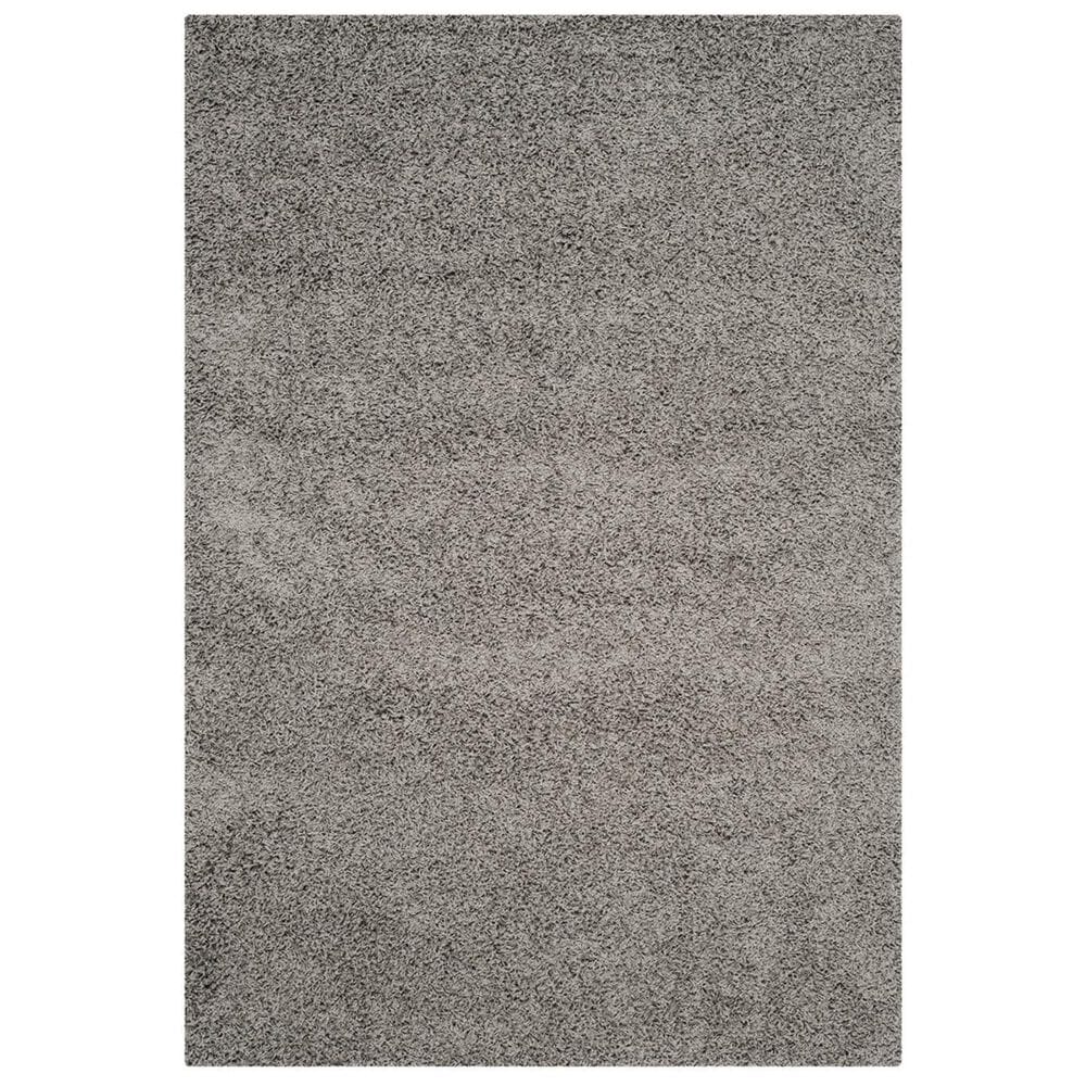 Safavieh Athens Shag SGA119F-10 10" x 14" Light Grey Area Rug, , large