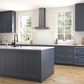 Zephyr Ravenna 30" Wall Mount Chimney Range Hood in Black Stainless Steel and Smoke Gray Glass, , large