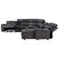Steve Silver Provo 6-Piece Dual Power Chaise Sectional in Smoked Grey, , large