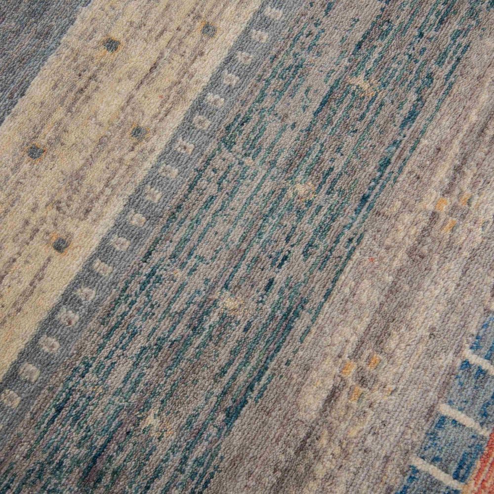 RIZZY Spectrum Gray, Dark Blue, Teal, Rust, Cream, Beige and Ivory 3' x 5' Area Rug, , large