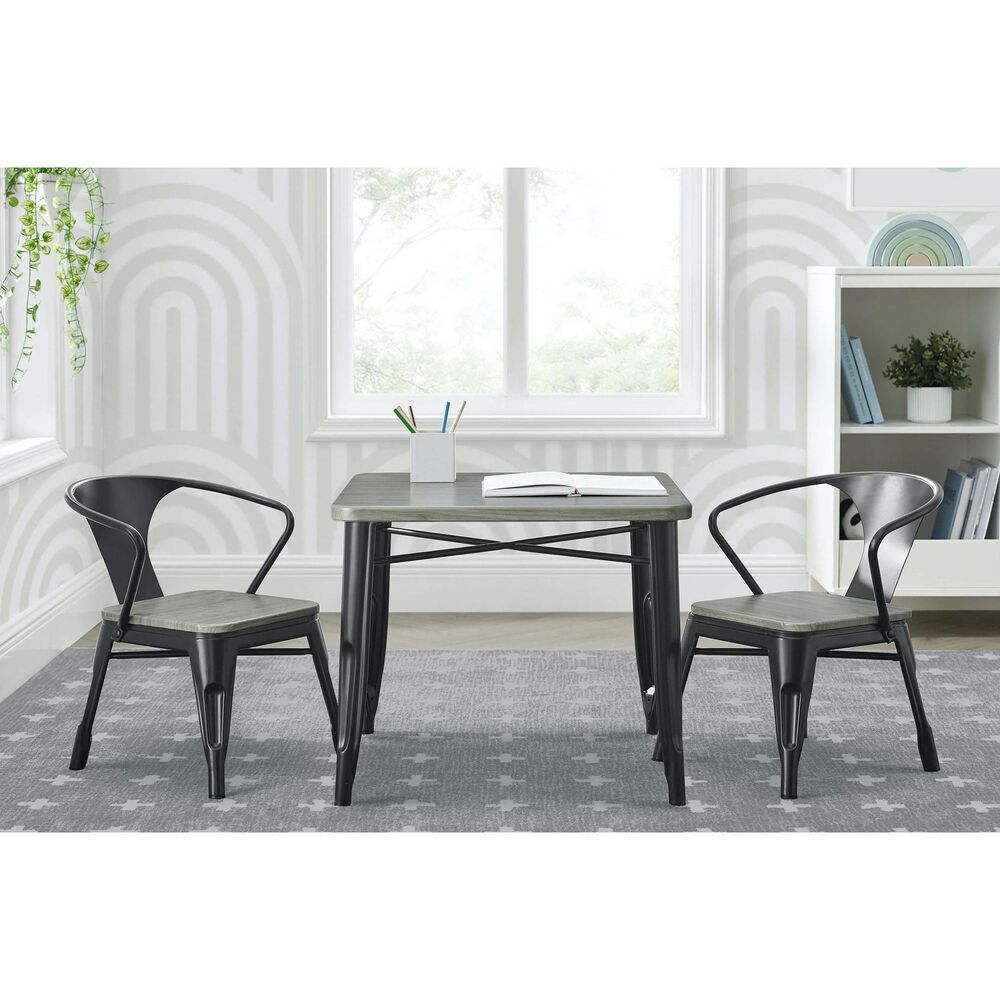 Delta Bistro Kids Table in Black and Grey, , large