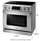 Thor Kitchen 36" Professional Electric Range with Storage Drawer in Stainless Steel, , large