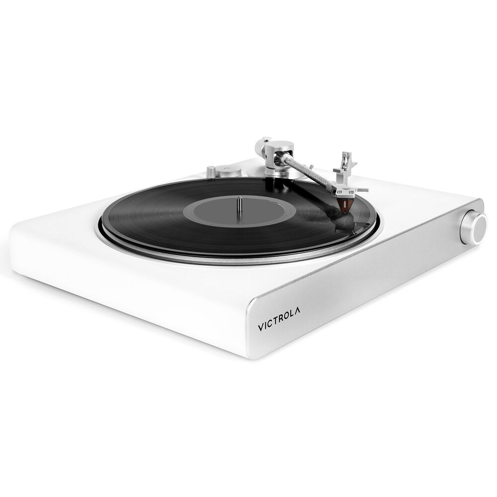 Victrola Stream Pearl Wi-Fi Bluetooth Turntable in White and Silver, , large