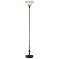 Adesso Claret Torchiere Floor Lamp in Black, , large