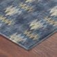 Dalyn Rug Company Soft Essentials Chevron Navy 9" x 12" Area Rug, , large