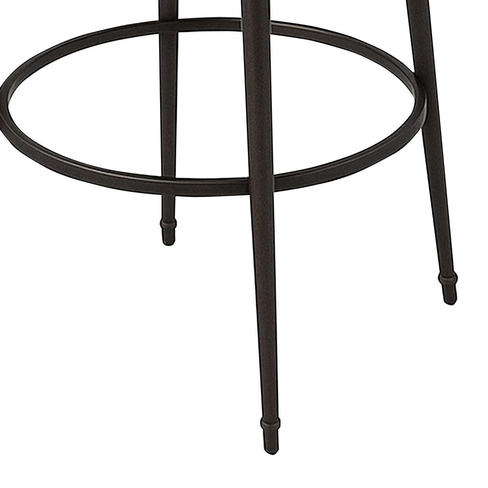 Armen Living Baxter Swivel Counter Stool in Black, , large
