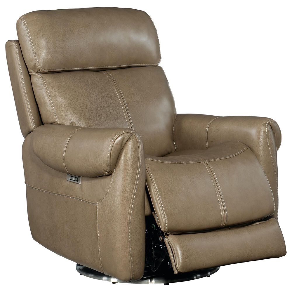 Hooker Furniture RC Sterling Swivel Power Recliner with Power Headrest in Pesaro Clay, , large