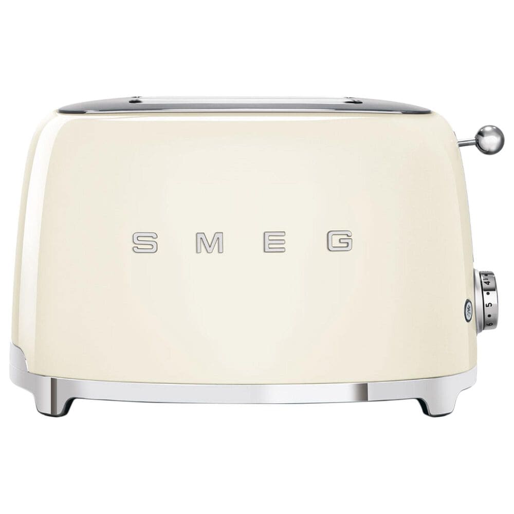 Smeg 50"s Style 2 Slice Toaster In Cream, , large
