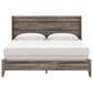 Ashley Elbrim 3-Piece King Panel Bedroom Set in Weathered Brown, , large