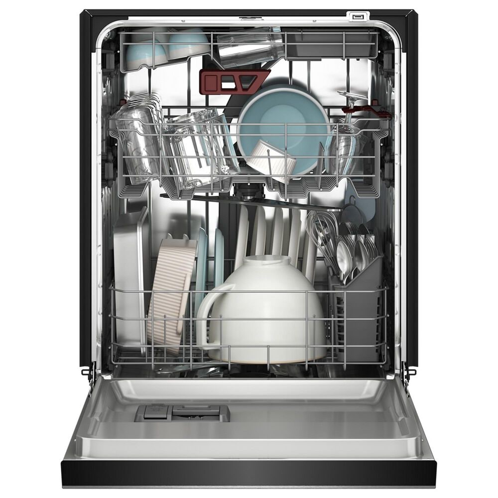 KitchenAid 24&quot; Third Level Jet Rack Dishwasher with 40+ Total Wash Jets and Pocket Handle in PrintShield Stainless, , large