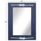 Maple and Jade 31" Rectangular Wall Mirror with Knotted Rope in Distressed Blue, , large