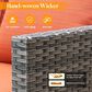 HOMLUX 8-Piece Outdoor Patio Furniture in Orange, , large
