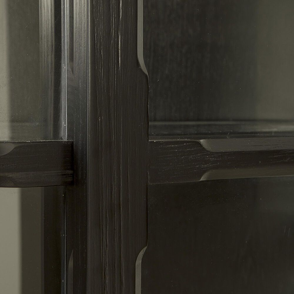 Timeless Designs Peebles Display Cabinet in Black, , large