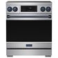Thor Kitchen Gordon Ramsay 4.8 Cu. Ft. Professional Induction Range with Blue Color Kit Assembly in Stainless Steel, , large