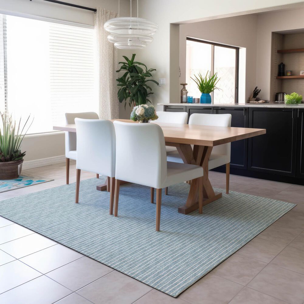 Dalyn Rug Company Laidley 8&#39; x 10&#39; Sky Blue Indoor/Outdoor Area Rug, , large