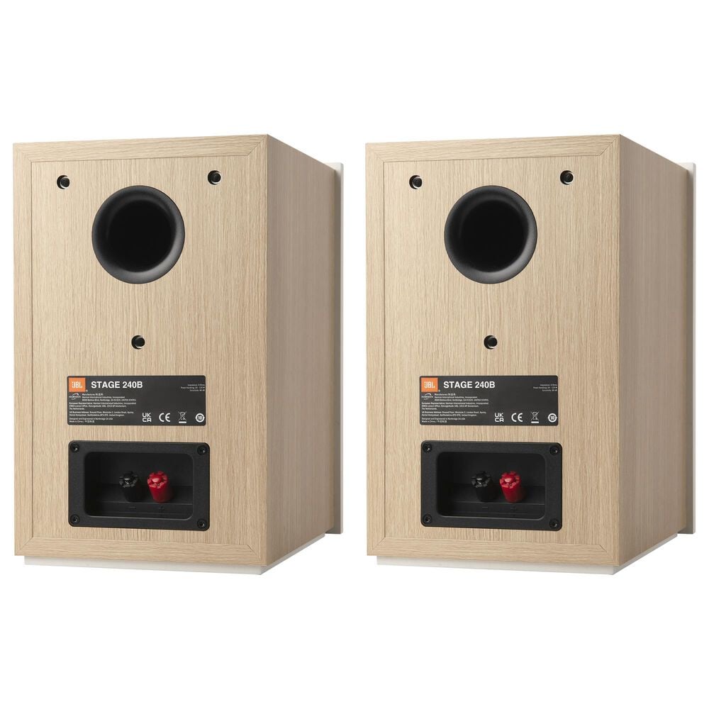 JBL Stage 2 4.5&quot; 2-Way Bookshelf Loudspeaker in Latte &#40;Set of 2&#41;, , large