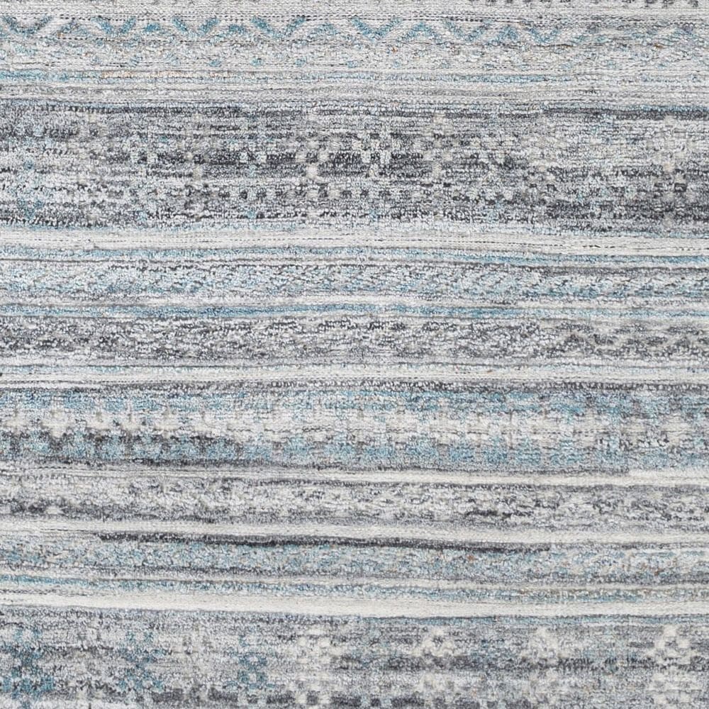 Surya Pompei Dark Blue, Slate, Black, Brown, Off-White, Blue, Sky Blue and Light Gray 10&#39; x 14&#39; Area Rug, , large