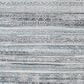Surya Pompei Dark Blue, Slate, Black, Brown, Off-White, Blue, Sky Blue and Light Gray 10" x 14" Area Rug, , large