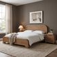 Urban Home Kione King Platform Panel Bed in Brown, , large
