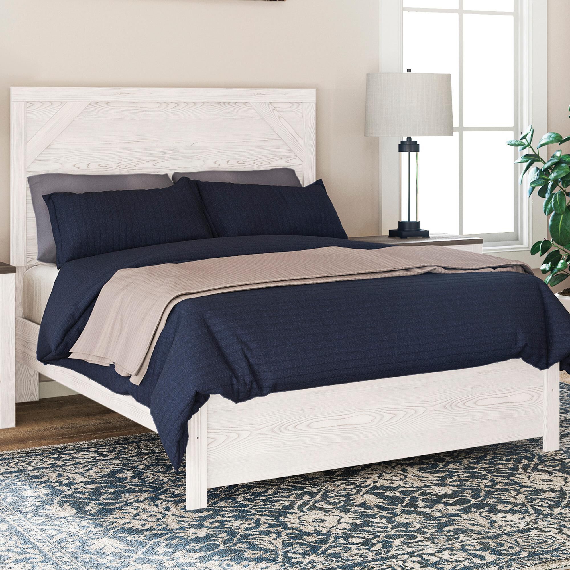 Signature design by ashley trinell panel store queen bed