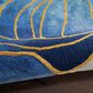 Nourison Prismatic 7"9" x 9"9" Blue Gold Area Rug, , large
