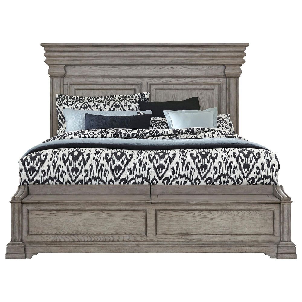 Chapel Hill Madison Ridge 5-Piece Queen Storage Bedroom Set in Bluff Gray, , large