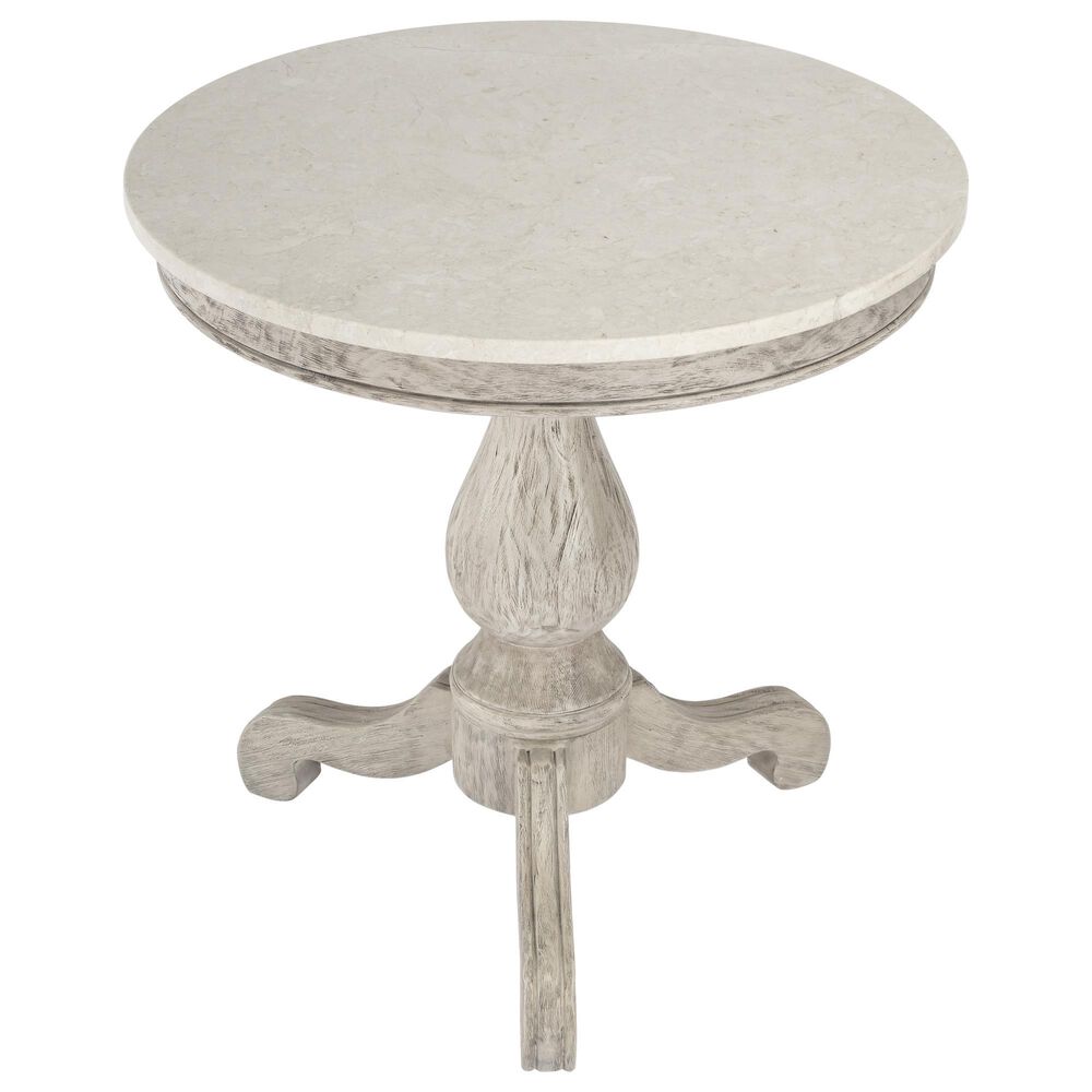 Butler Danielle Accent Table in Rustic Grey and Marble, , large