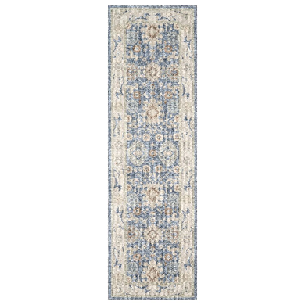 Momeni Anatolia ANA-7 2"3" x 7"6" Light Blue Runner, , large