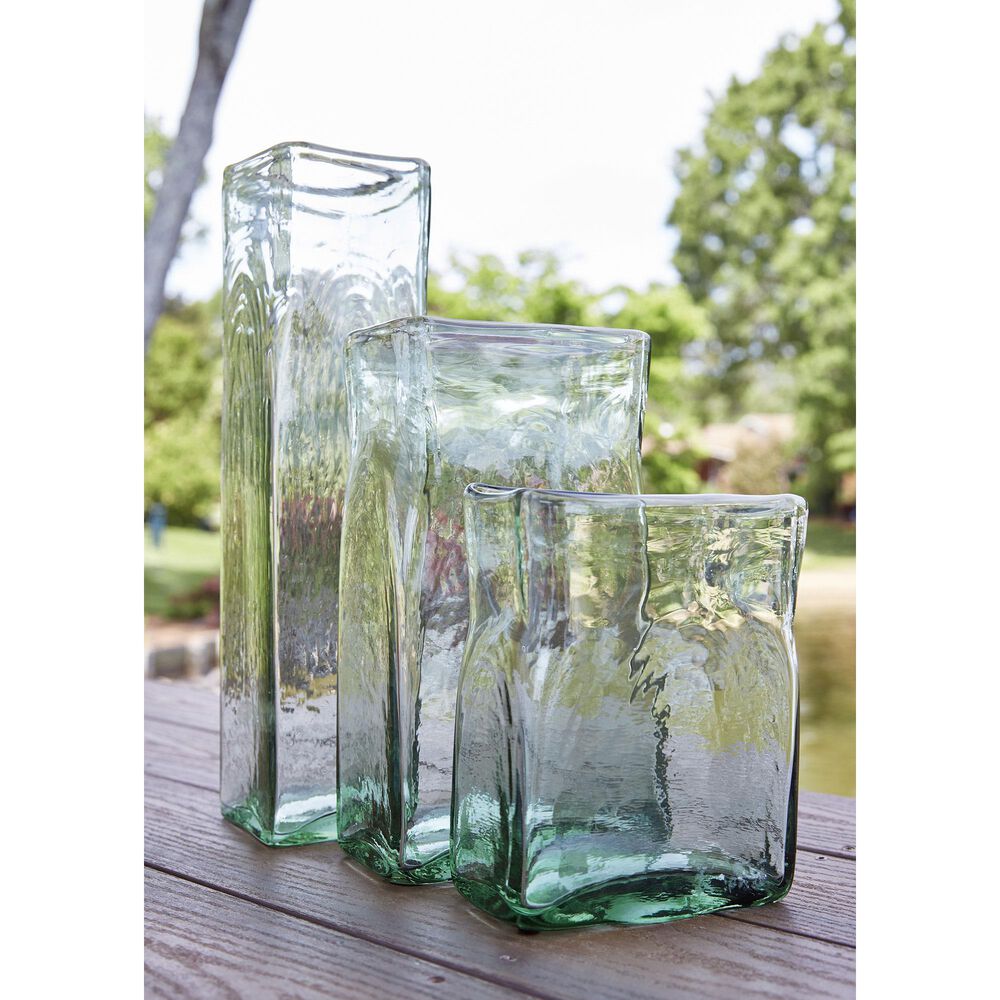 Ashley Taylow 12&quot; Vase in Green, , large
