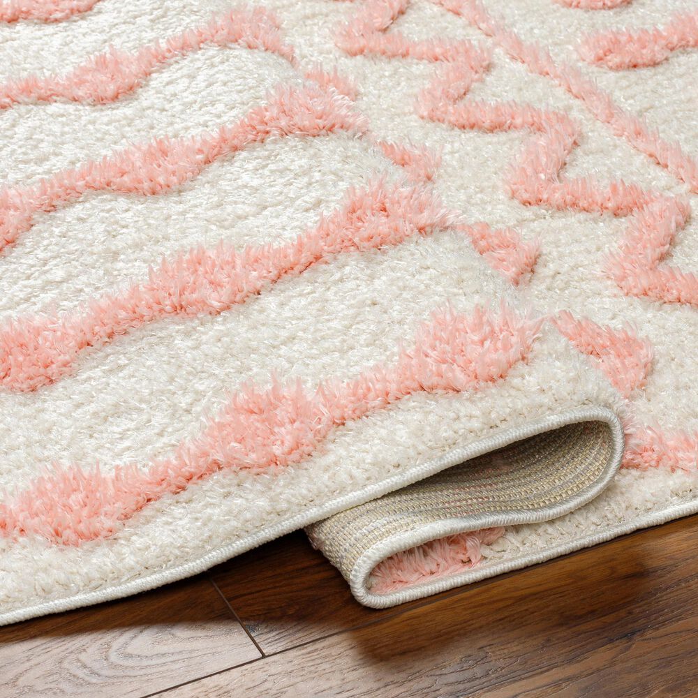 Surya Rodos 5&#39;3&quot; x 7&#39; Beige, Light Pink Area Rug, , large