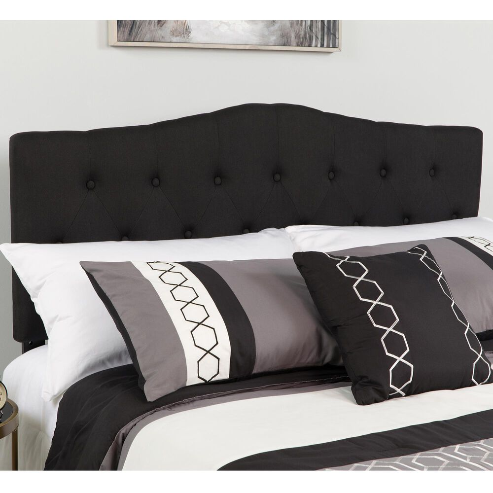 Flash Furniture Cambridge Full Headboard in Black, , large