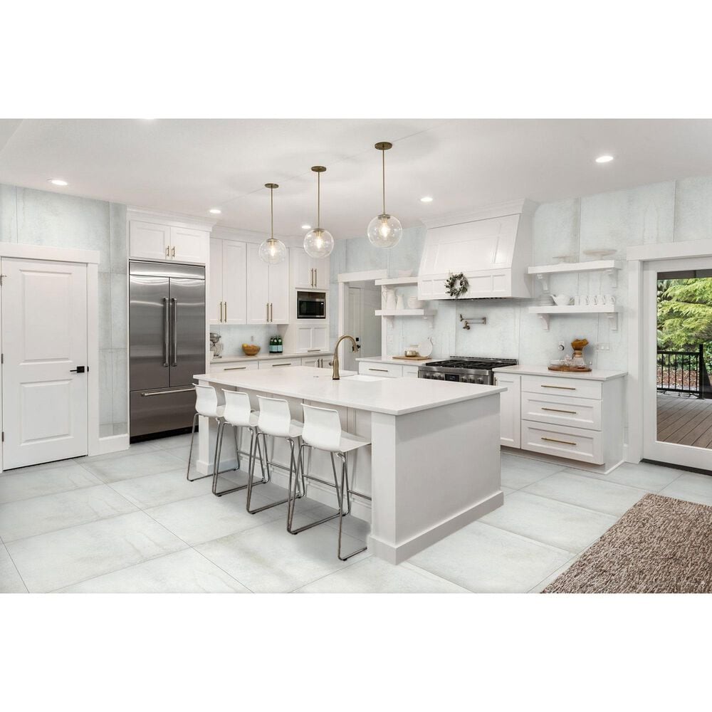 Emser Borigni White 35&quot; x 35&quot; Porcelain Tile, , large