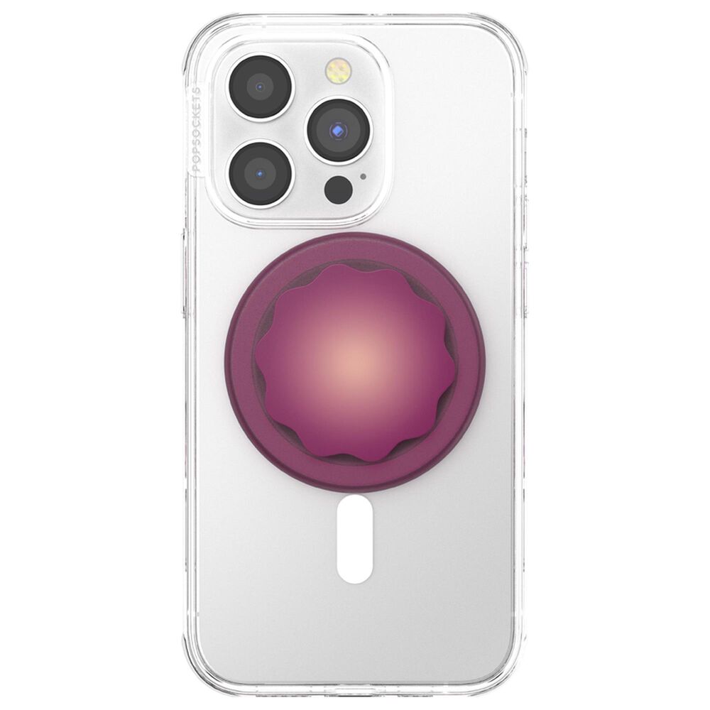PopSockets PopGrip MagSafe Circle in Molded Flower Red Wine Translucent, , large
