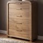 Urban Home 5-Drawer Chest in Brown, , large
