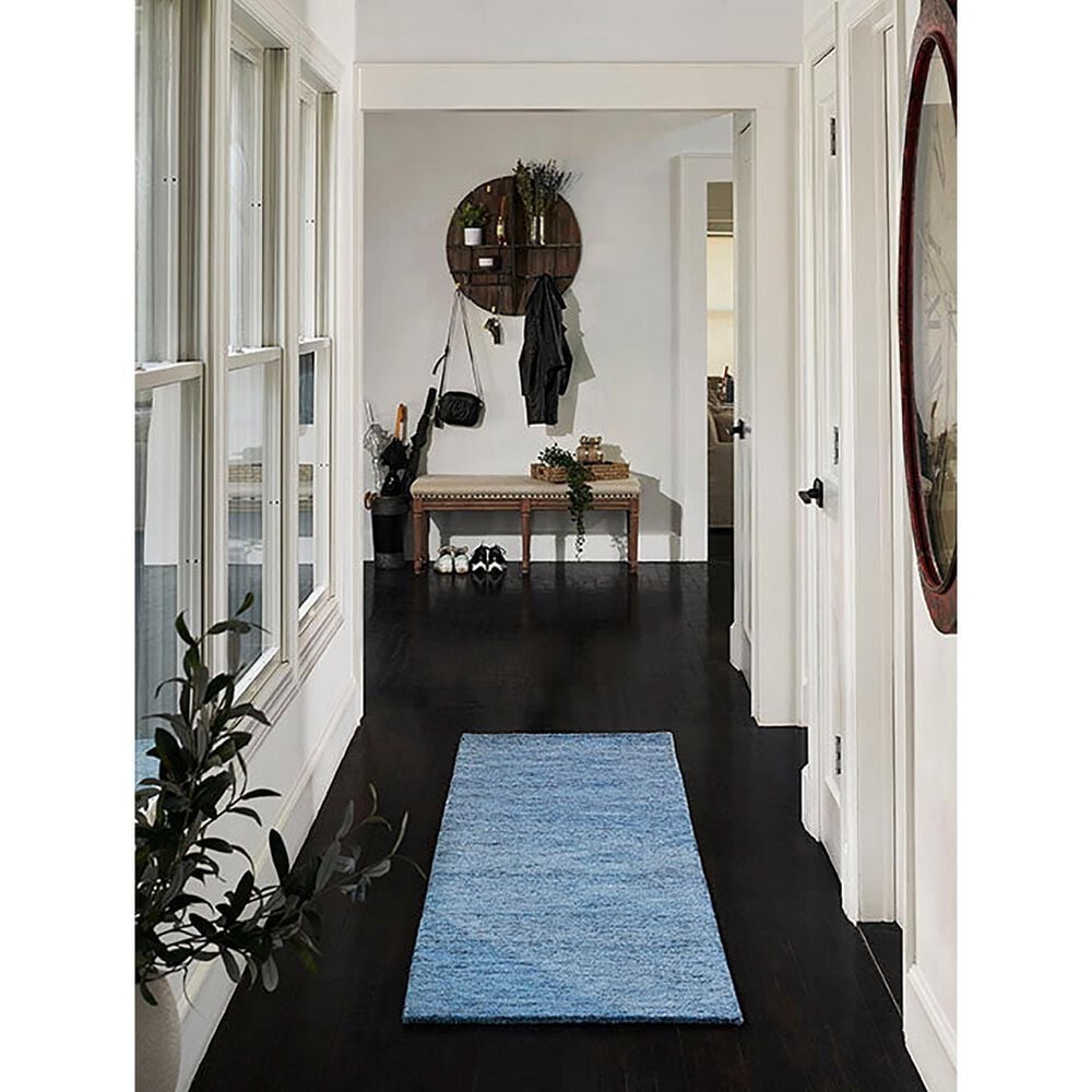 Momeni James 2&#39;3&quot; x 8&#39; Denim Runner, , large