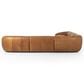 Four Hands Saldana 5PC Sectional-Lorento Cognac, , large