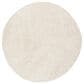 Safavieh August Shag AUG900C 4" Round Ivory Area Rug, , large