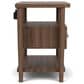 Riverside Furniture Delia 1 Drawer 2 Shelf Nightstand in Nouveau Walnut, , large