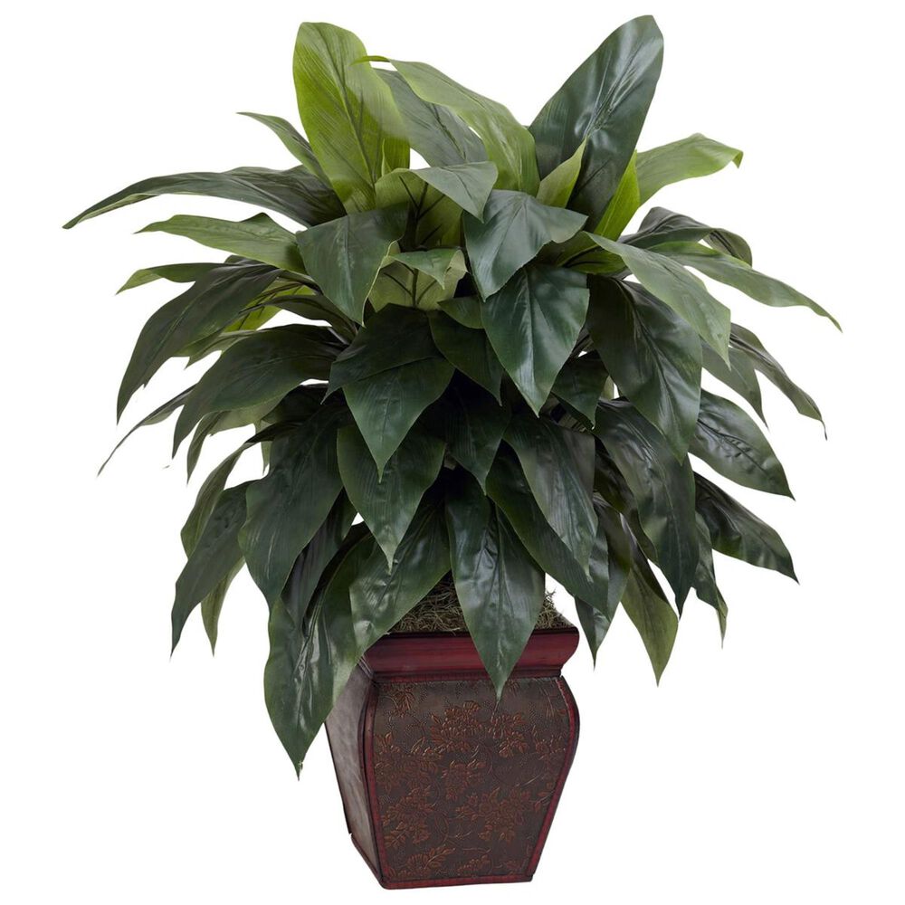 Nearly Natural Inc Cordyline with Decorative Vase Silk Plant, , large