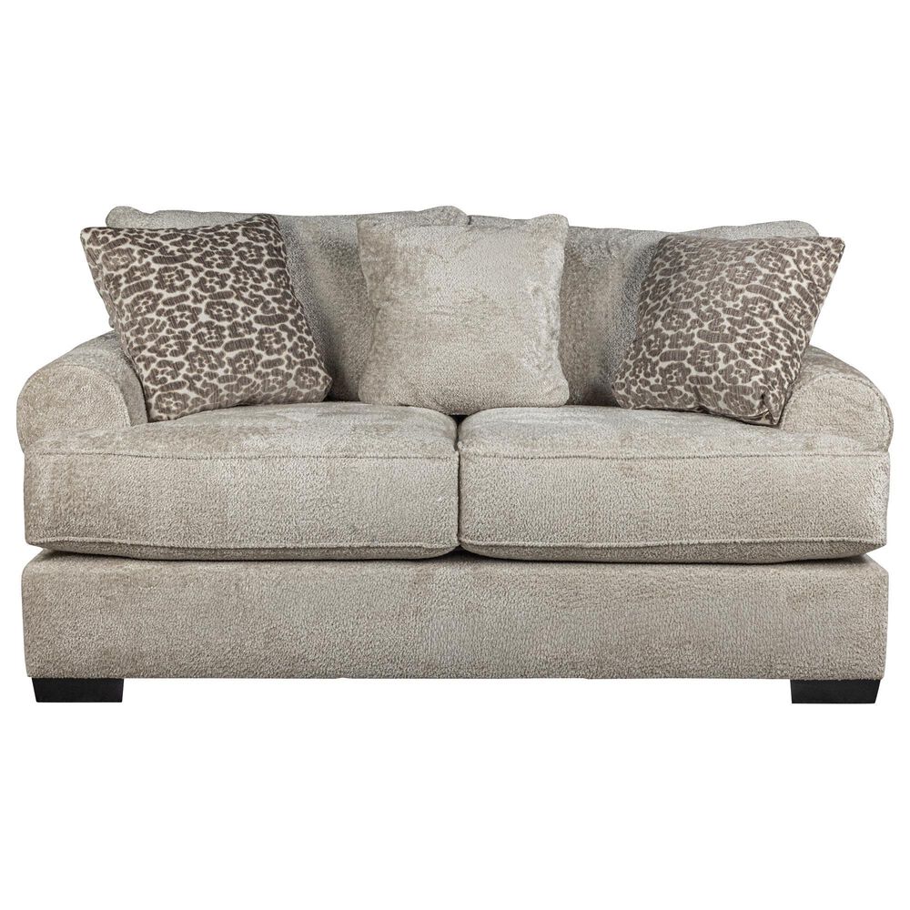 Michael Nicholas Designs Mustang Stationary Loveseat in Puppy Storm, , large