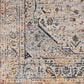 Surya Laila 6"7" Round Teal, Sage, Orange, Gray and Cream Area Rug, , large