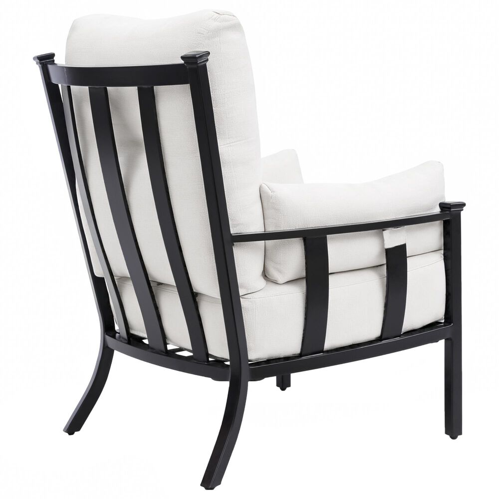 GatherCraft Seville Patio Club Chair with Cushion in Medora Ivory, , large