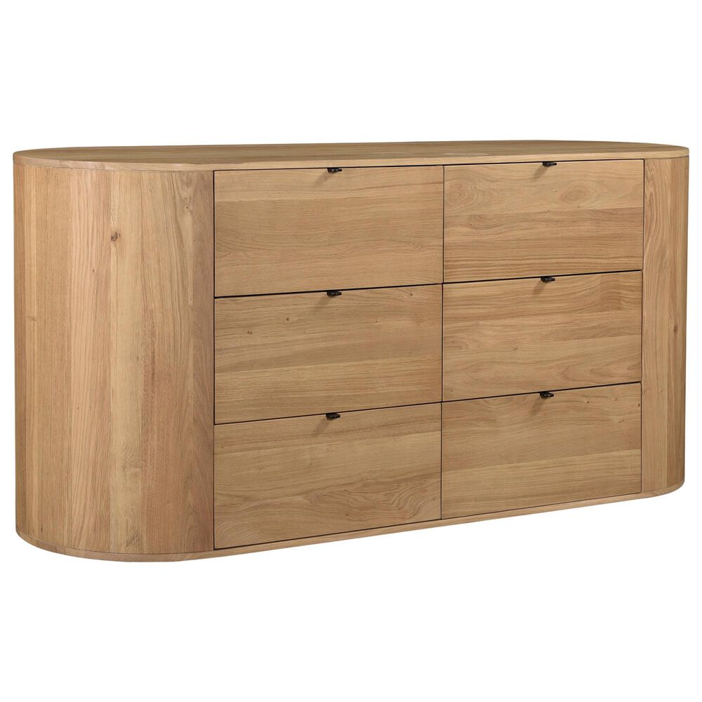 Moe"s Home Collection Theo 6 Drawer Dresser in Natural, , large