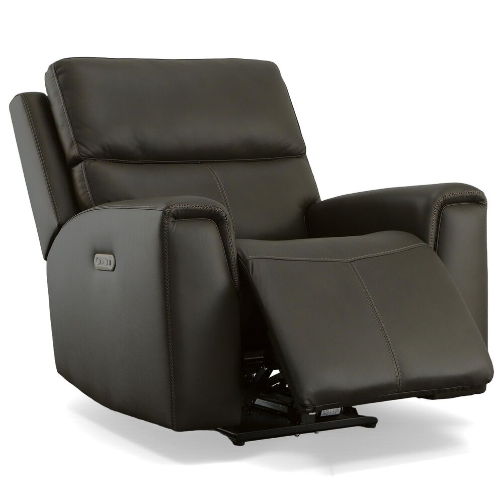 Flexsteel Jarvis Power Recliner with Headrest in Mica, , large