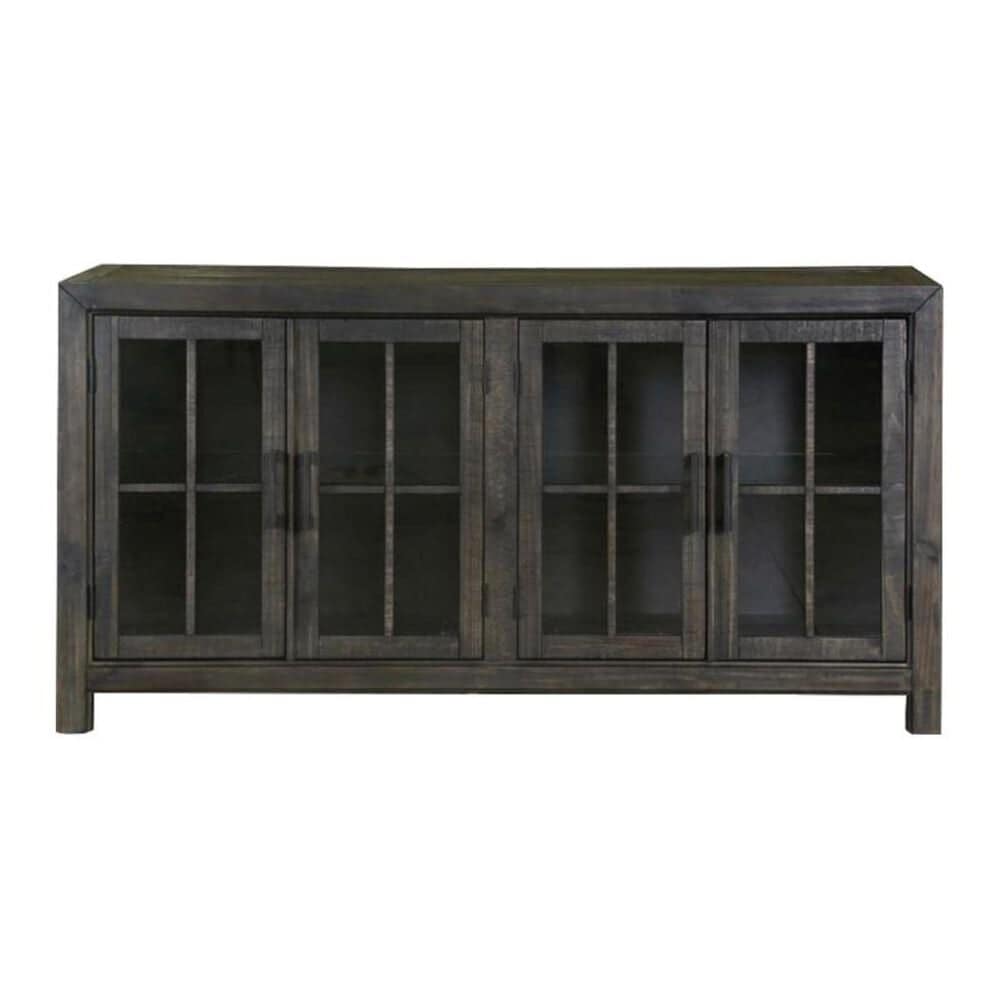 Nicolette Home Bellamy Wood Buffet Curio in Peppercorn, , large