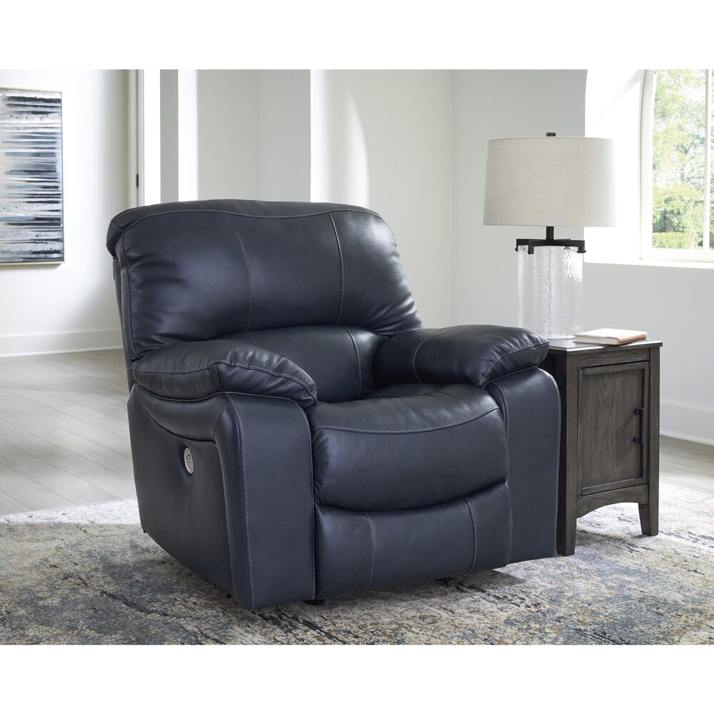 Ashley Leesworth Power Recliner in Ocean, , large