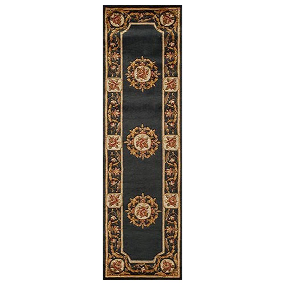 Momeni Harmony 2"3" x 8" Black and Gold Runner, , large