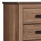 New Heritage Design Coventry Hall 3-Piece Queen Sleigh Bed with Two Nightstands in Pecan, , large