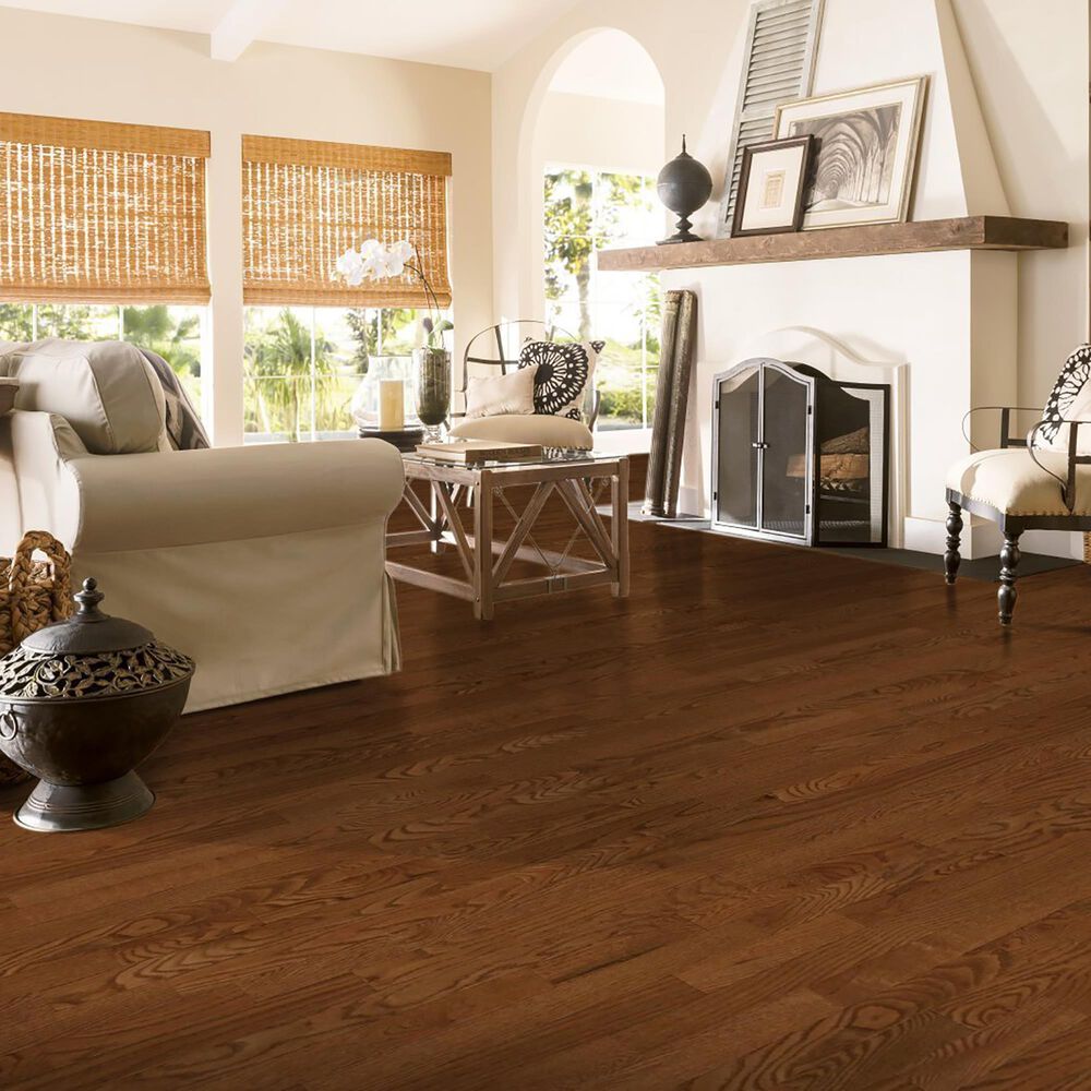 Bruce Manchester Strip and Plank Extra Spice Oak Hardwood, , large